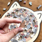 🎁 Christmas Sale -50% ZNIŻKI 🎅 135-elementowe, drewniane puzzle w kształcie kota w kolorze Morandi