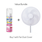 🌀 Ventilátor-tisztító spray – szétszerelés nélkül. A hab feloldja a port. Minden típusú ventilátoron hatékony! 🧼✨