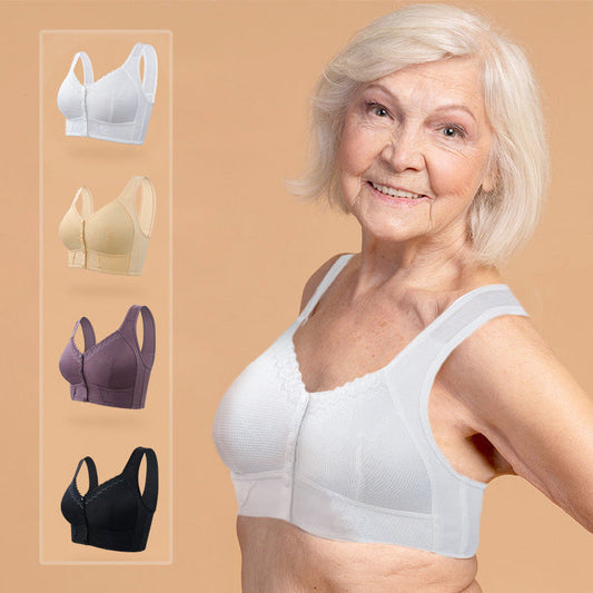 【💞Kup 1 i otrzymaj 1 gratis】💟Oddychający biustonosz damski Plus Size zapinany z przodu