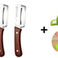 🔪🥔 3-in-1 zöldhagyma aprító és hámozó konyhai eszköz 🥗✨