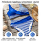 👙 S-3XL Színblokkos Bikini: Stílusos és Alakformáló Két Részes Fürdőruha 🌊