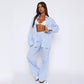 2024 Gorąca wyprzedaż 🔥 Damskie spodnie w paski Casual Relaxed Fit Straight Lounge Pants