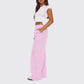 2024 Gorąca wyprzedaż 🔥 Damskie spodnie w paski Casual Relaxed Fit Straight Lounge Pants