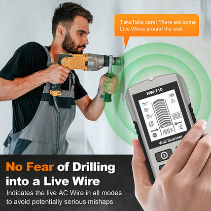 Wielofunkcyjny ręczny wykrywacz metali i ścian