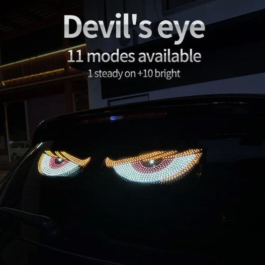 ⌛2 sztuki świateł LED Devil Eyes na przednią szybę
