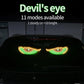⌛2 sztuki świateł LED Devil Eyes na przednią szybę