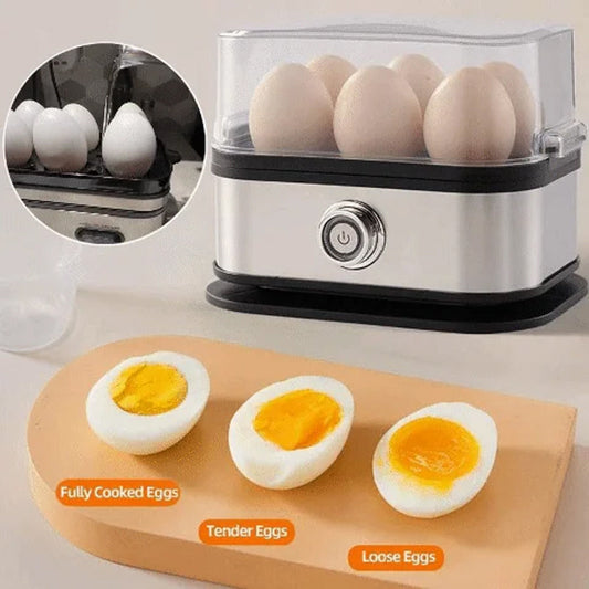 👩‍🍳 Multifunkciós tojáspároló átlátszó fedéllel 🥚💕