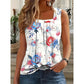 🌸Damski top bez rękawów z nadrukiem