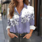 Women's Casual Long-Sleeves & Floral Print Shirt