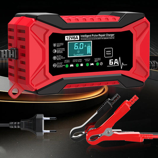 🛵🔋 Inteligentna ładowarka do akumulatorów pojazdów (odpowiednia do samochodów i motocykli)
