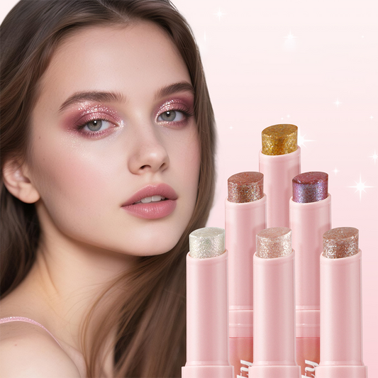 2 w 1 błyszczący, mieniący się cień do powiek w sztyfcie