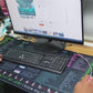 🔥 Plamoodporna, antypoślizgowa podkładka na biurko ze skrótami do biura 🧠💻