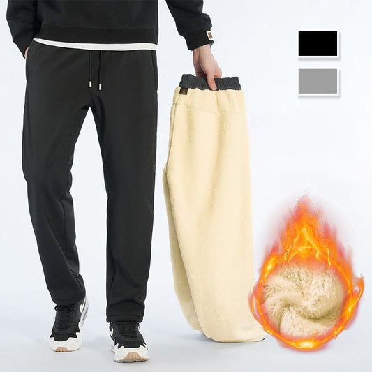 Męskie zimowe spodnie dresowe z ciepłym polarem!(M-4XL)