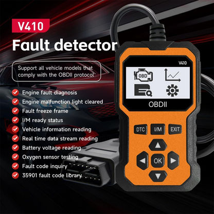 🚗 Azonnal diagnosztizálja autóját – Univerzális OBD2 hibakód olvasó (színes kijelző, plug‑and‑play) – Utánvétes 🔧