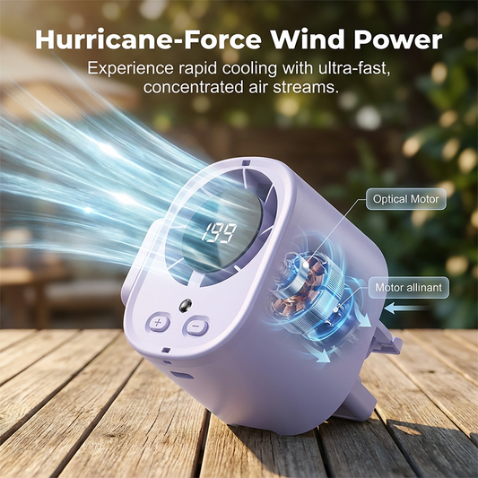 🔥2026 Új frissítés és akció🔥Mini kézi ventilátor ⚡ Szénkefe nélküli motor Nagy sebességű 💨 ❄️