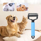 🐾 Gyengéd gubancok és kihullott szőr eltávolítása – Kétoldalas kisállat szőrápoló kefe – Utánvétes ✨