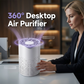 🌬️🌿 Lélegezz tiszta levegőt – 360° asztali levegőtisztító USB tápellátással – Utánvétes 🌪️✨