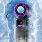 ❄️🌬️ 55% KEDVEZMÉNY! | Hordozható nyakventilátor félvezetős jéghűtő lemezzel | 3600mAh összecsukható személyi légkondicionáló | LED kijelző & Type-C töltés