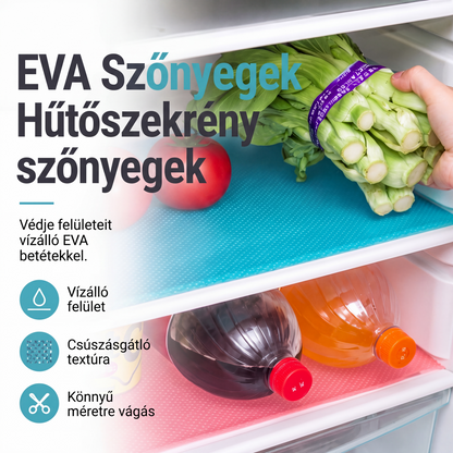 🏡 2+1 ingyen｜Vízálló hűtőszekrény polcbetétek, védik a polcokat a szennyeződésektől 🧊